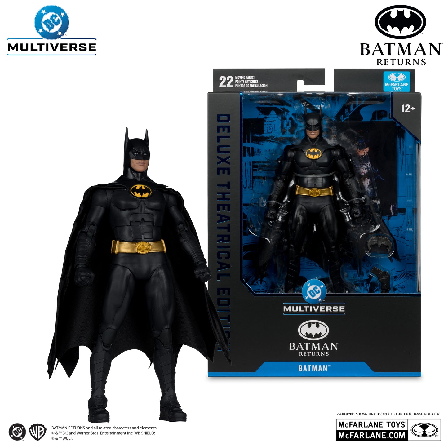 BATMAN RETURNS McFarlane Toys DC Multiverse Deluxe Theatrical Edition Batman Action Figure