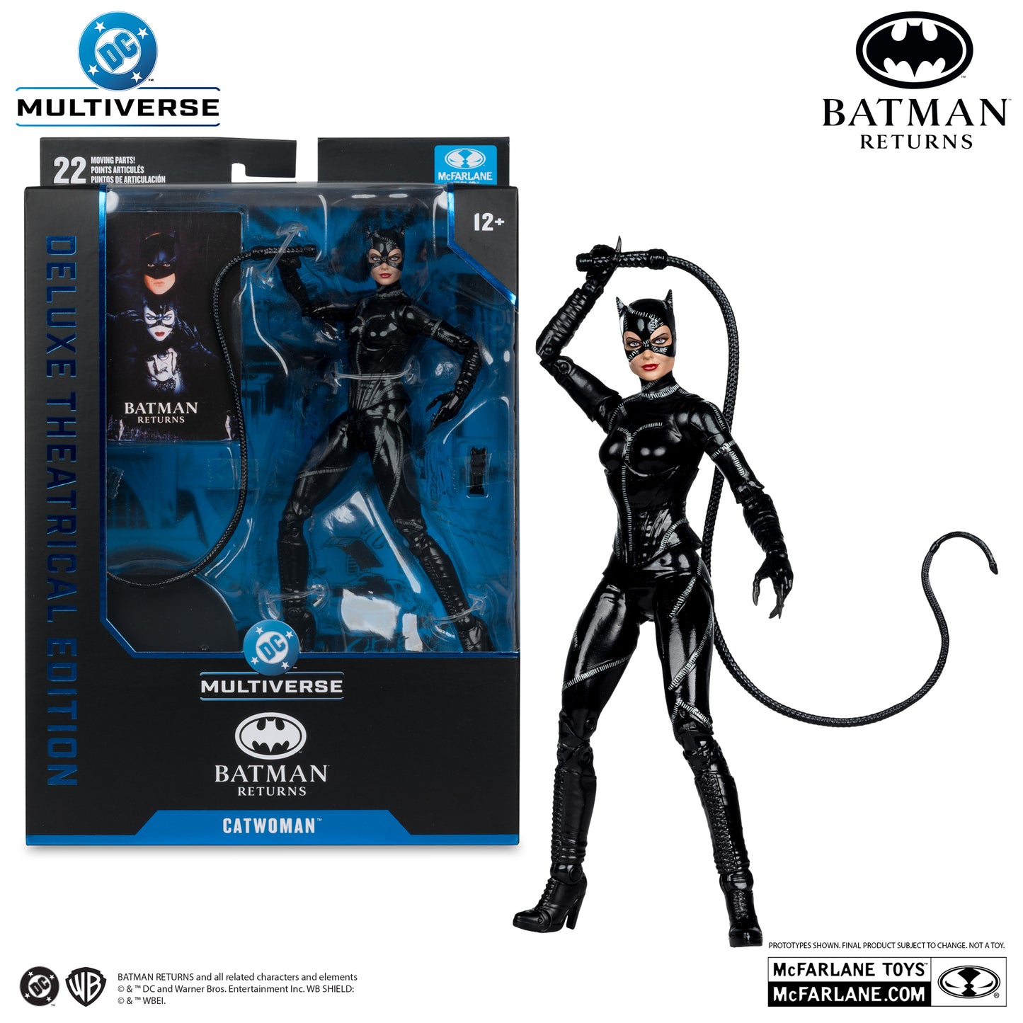 BATMAN RETURNS McFarlane Toys DC Multiverse Deluxe Theatrical Edition Catwoman Action Figure