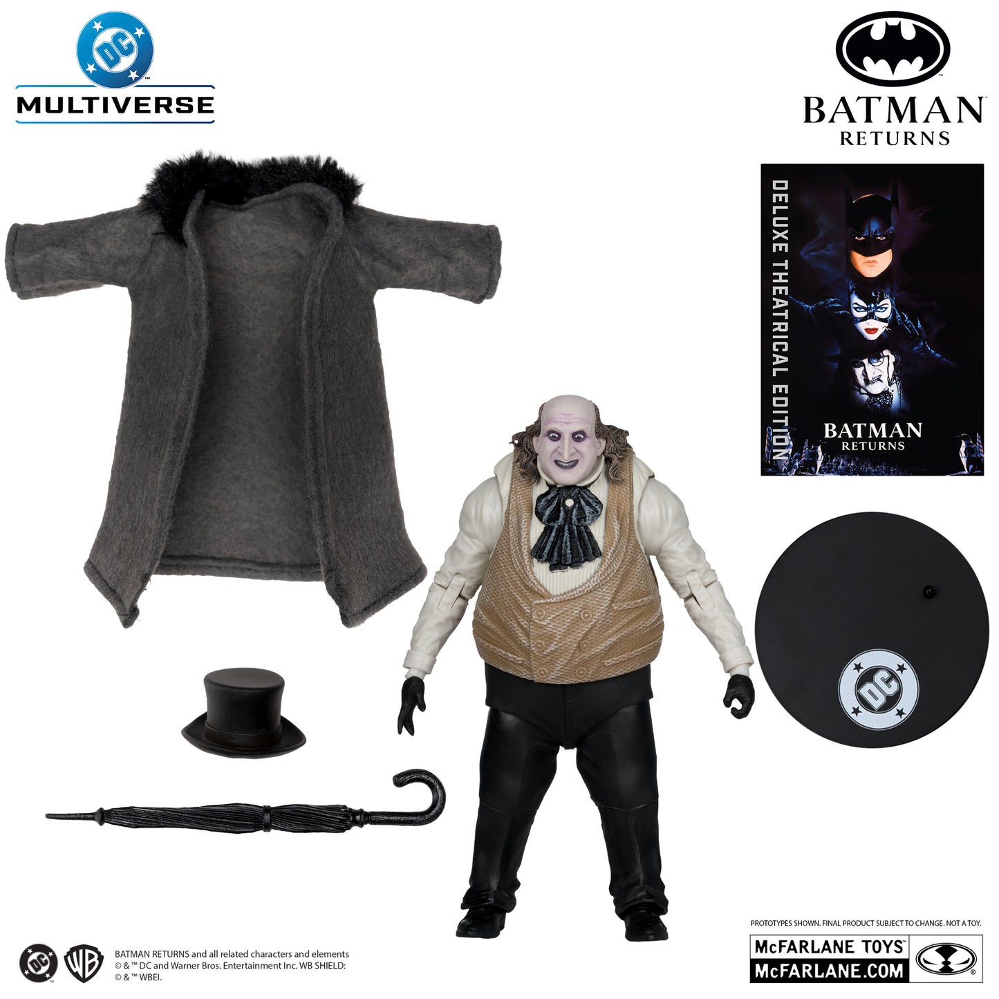 BATMAN RETURNS McFarlane Toys DC Multiverse Deluxe Theatrical Edition The Penguin Action Figure