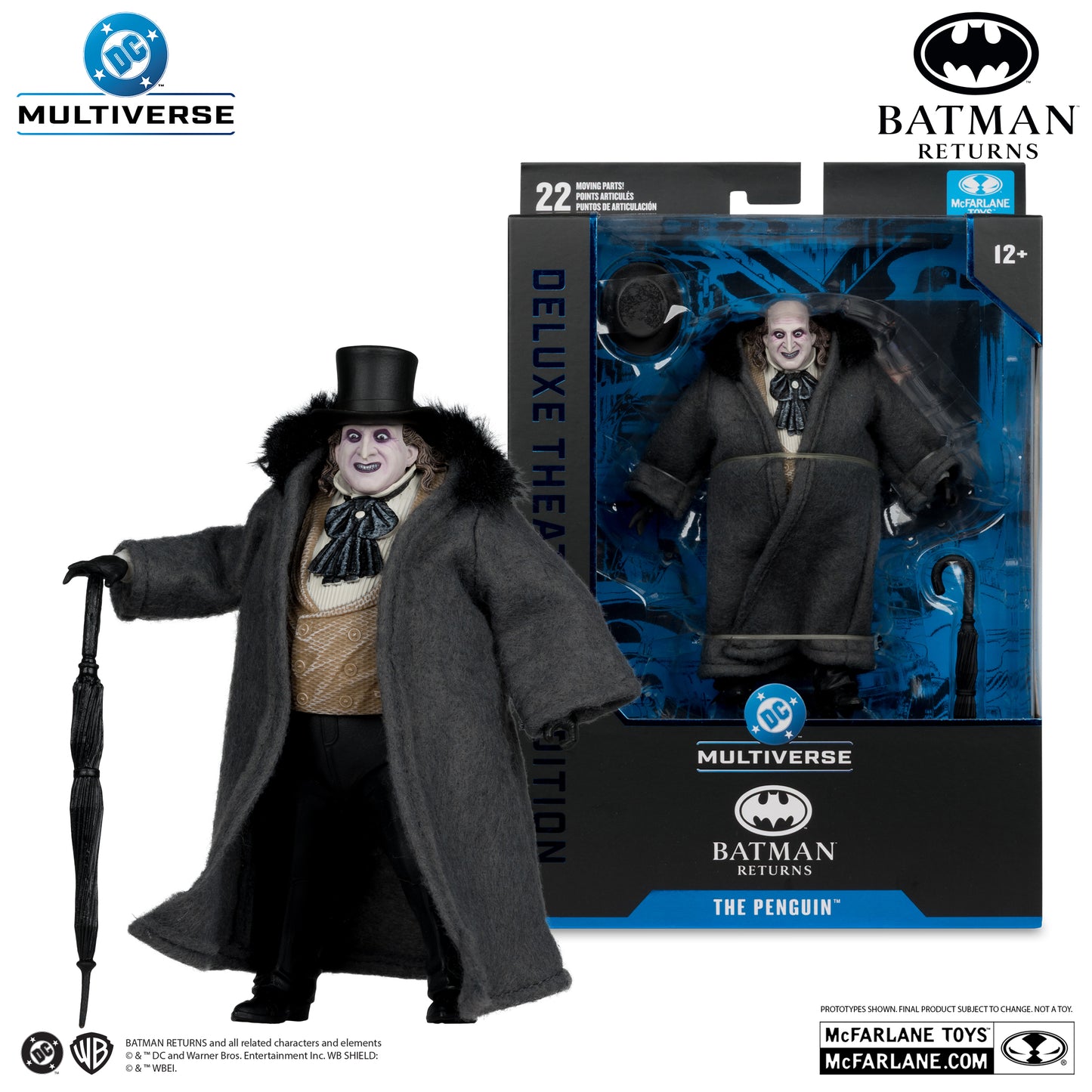 BATMAN RETURNS McFarlane Toys DC Multiverse Deluxe Theatrical Edition The Penguin Action Figure