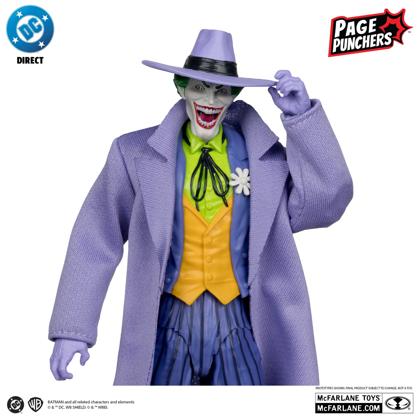 THE JOKER (Crisis on Infinite Earths) McFarlane Toys DC Direct Page Punchers Action Figure with Comic