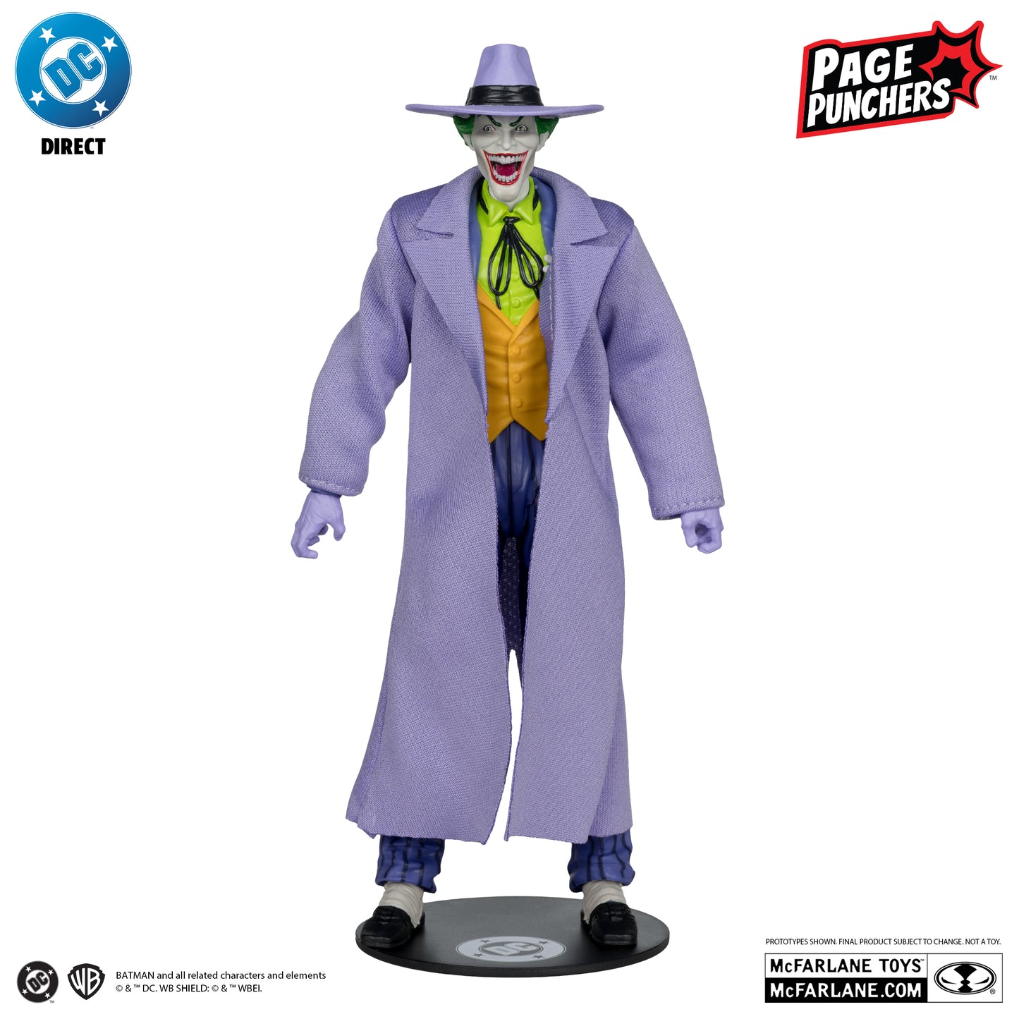 THE JOKER (Crisis on Infinite Earths) McFarlane Toys DC Direct Page Punchers Action Figure with Comic