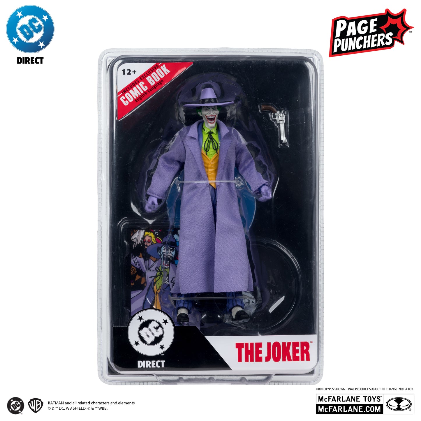 THE JOKER (Crisis on Infinite Earths) McFarlane Toys DC Direct Page Punchers Action Figure with Comic