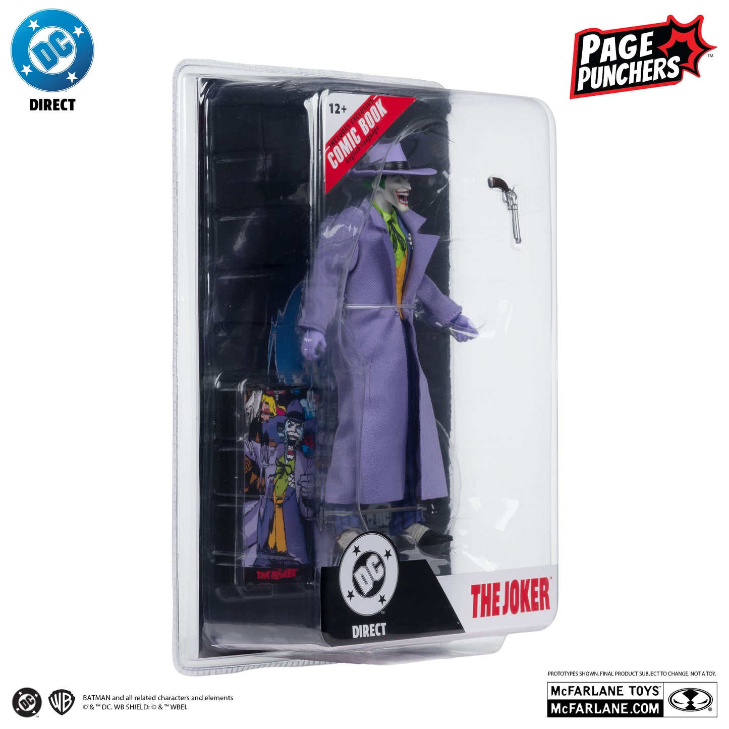 THE JOKER (Crisis on Infinite Earths) McFarlane Toys DC Direct Page Punchers Action Figure with Comic