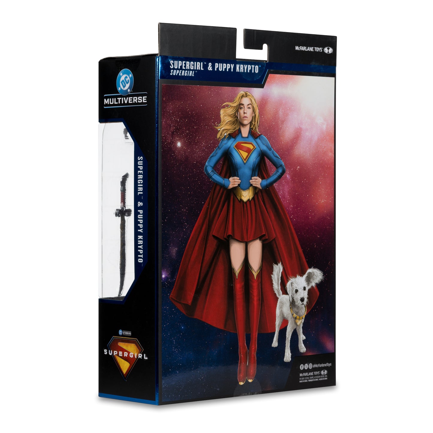 SUPERGIRL (2026 Movie) McFarlane Toys DC Multiverse Deluxe Theatrical Edition Supergirl & Puppy Krypto Action Figure-2