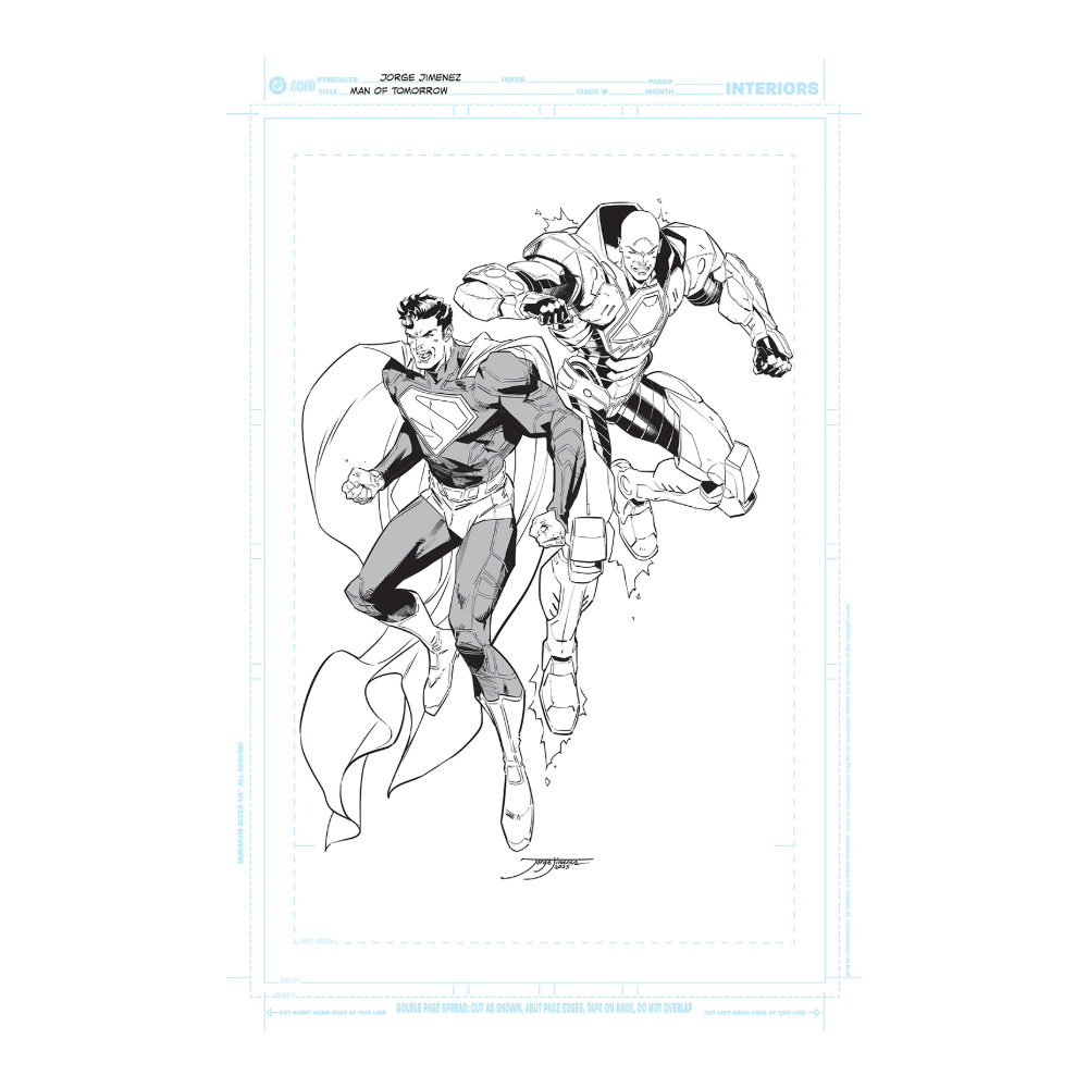 MAN OF TOMORROW Superman & Lex Luthor by Jorge Jiménez 11