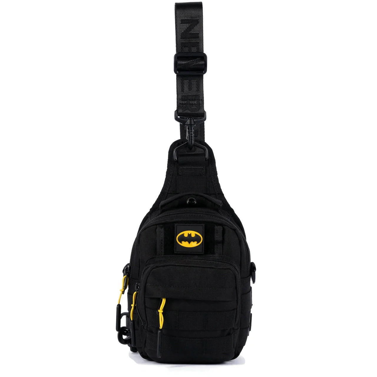 black mini sling backpack WOLFpak BATMAN 4L Tactical Bag Size:Medium (38mm) inclusive collection Breathable padded shoulder strap St. Croix Imperial USA