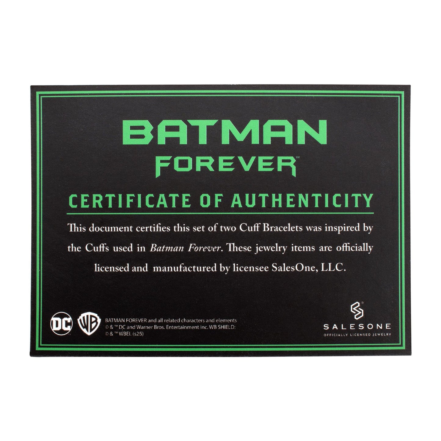BATMAN FOREVER Bat Cuffs Bracelet Collector's Box Set
