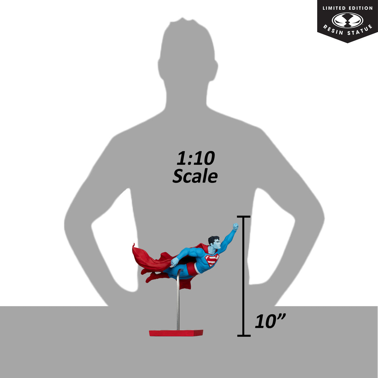 SUPERMAN by Lee Bermejo McFarlane Toys DC Direct Superman Red and Blue 1:10 Scale Limited Edition Statue