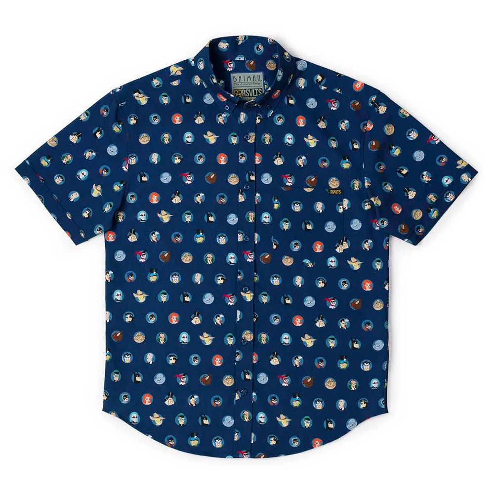BATMAN: THE ANIMATED SERIES x RSVLTS “Villains & Vigilantes” KUNUFLEX Short Sleeve Shirt