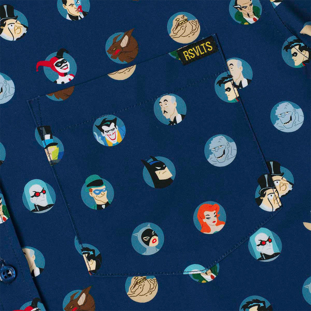BATMAN: THE ANIMATED SERIES x RSVLTS “Villains & Vigilantes” KUNUFLEX Short Sleeve Shirt
