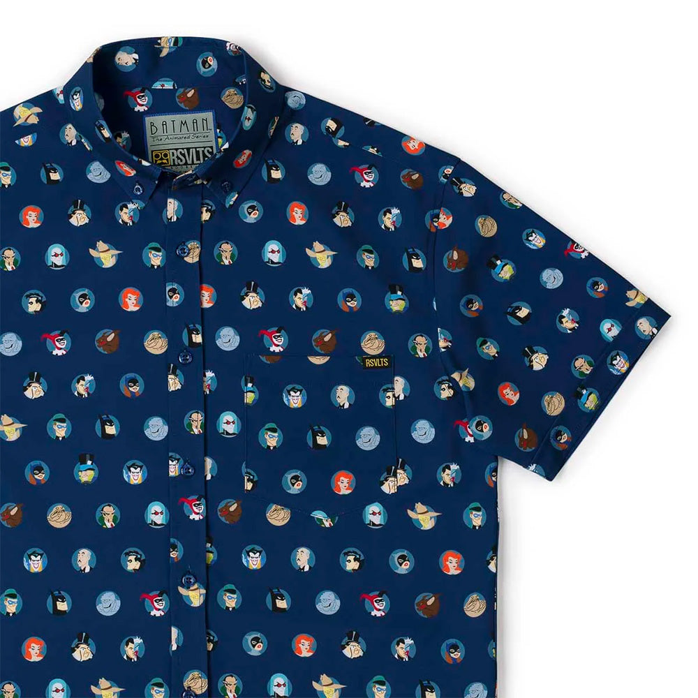 BATMAN: THE ANIMATED SERIES x RSVLTS “Villains & Vigilantes” KUNUFLEX Short Sleeve Shirt
