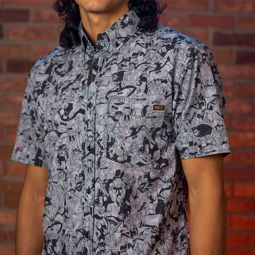 BATMAN: THE ANIMATED SERIES x RSVLTS “Bat Noir” KUNUFLEX Short Sleeve Shirt