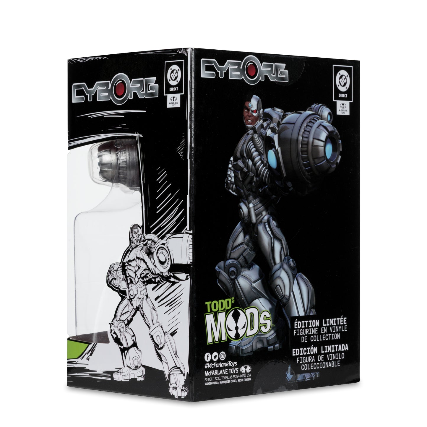 CYBORG McFarlane Toys DC Direct Todd’s Mods Limited Edition Collector Vinyl Figure
