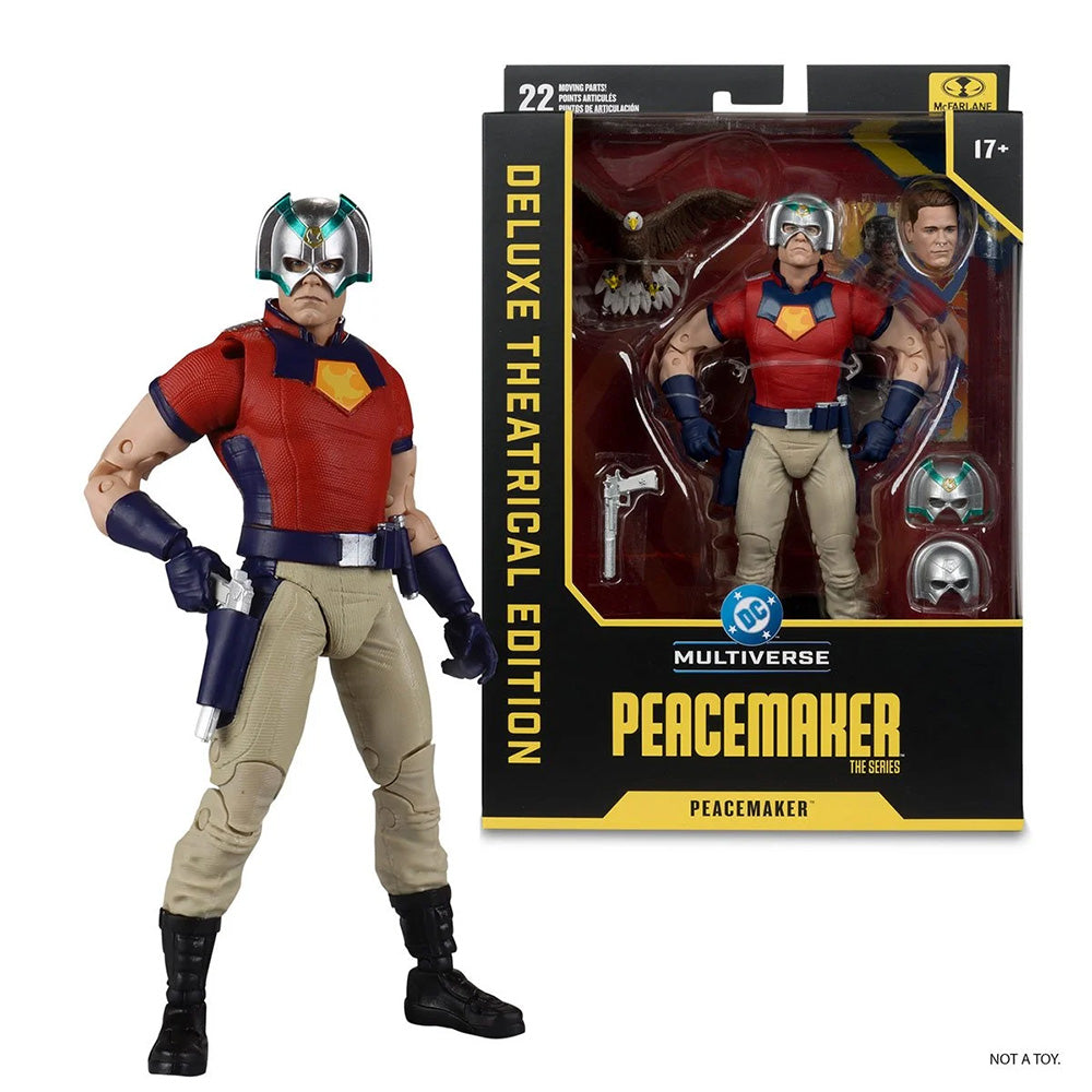 PEACEMAKER McFarlane Toys DC Multiverse Deluxe Theatrical Edition Peacemaker Action Figure