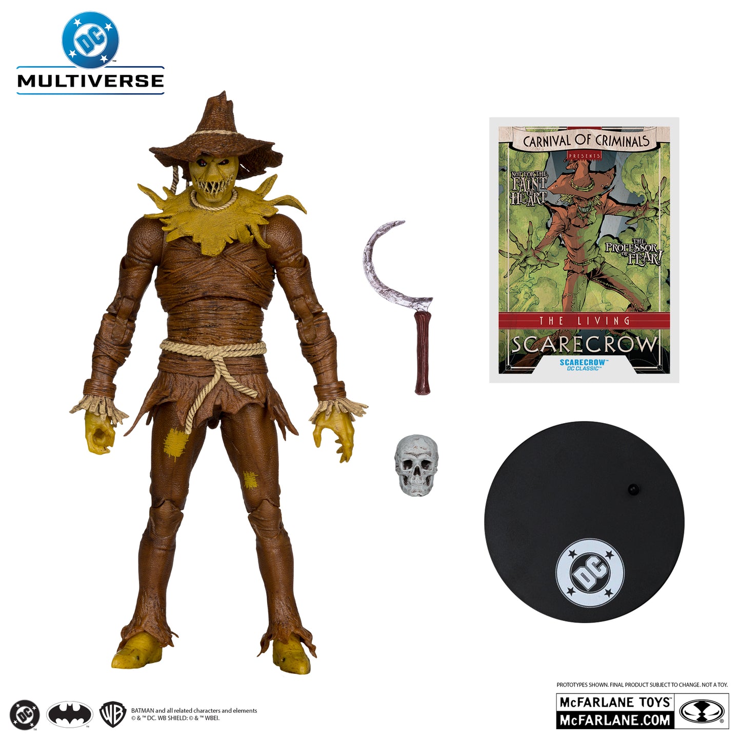 SCARECROW (DC Classic) McFarlane Toys DC Multiverse Action Figure