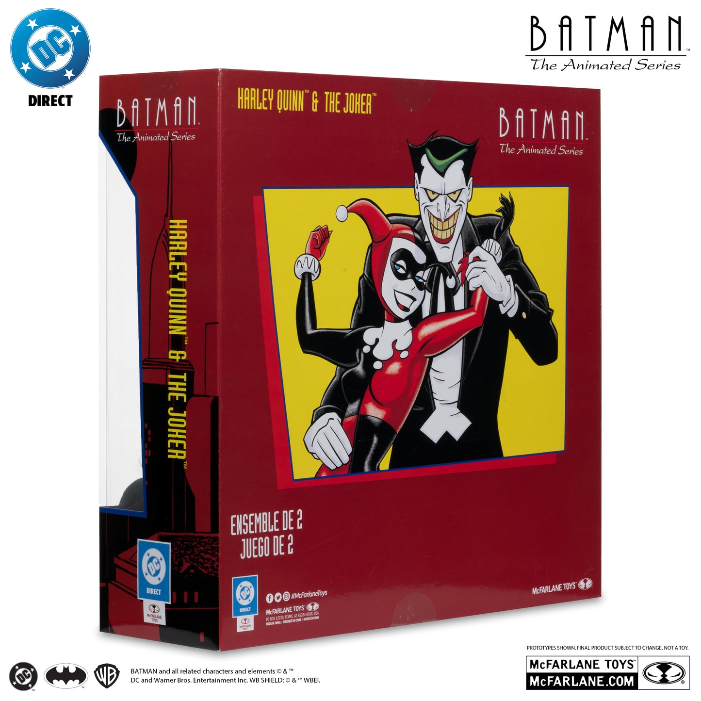 BATMAN: THE ANIMATED SERIES McFarlane Gold Label Collection DC Direct Harley Quinn & The Joker Mad Love Action Figure 2-Pack