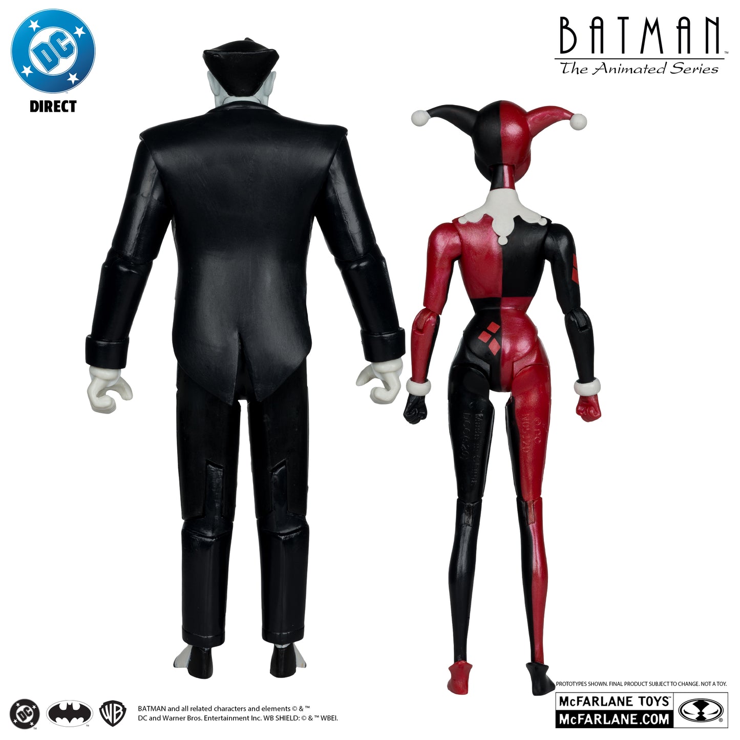 BATMAN: THE ANIMATED SERIES McFarlane Gold Label Collection DC Direct Harley Quinn & The Joker Mad Love Action Figure 2-Pack