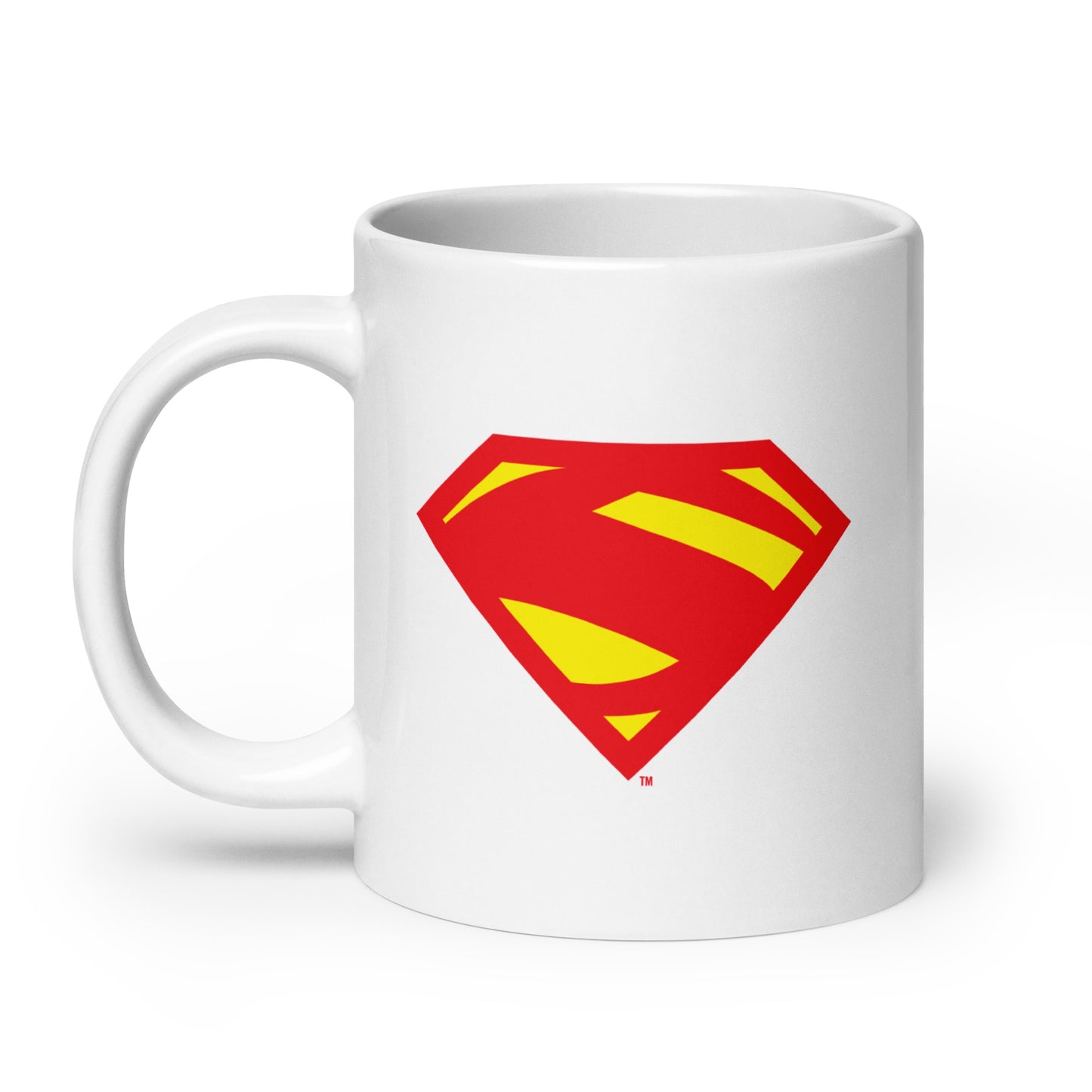 SUPERGIRL #1 Comic Logo Personalized White Mug 20 oz