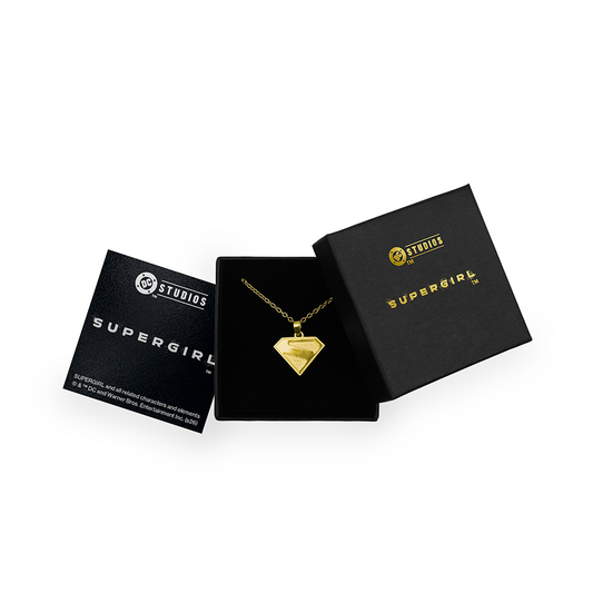 Supergirl Logo Pendant Necklace-1