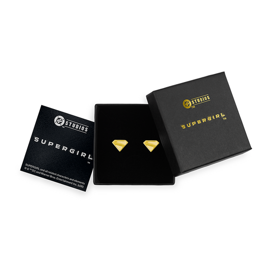 Supergirl Logo Earrings-1