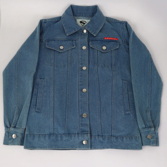 SUPERGIRL (2026 Movie) Truth Justice Whatever Denim Jacket