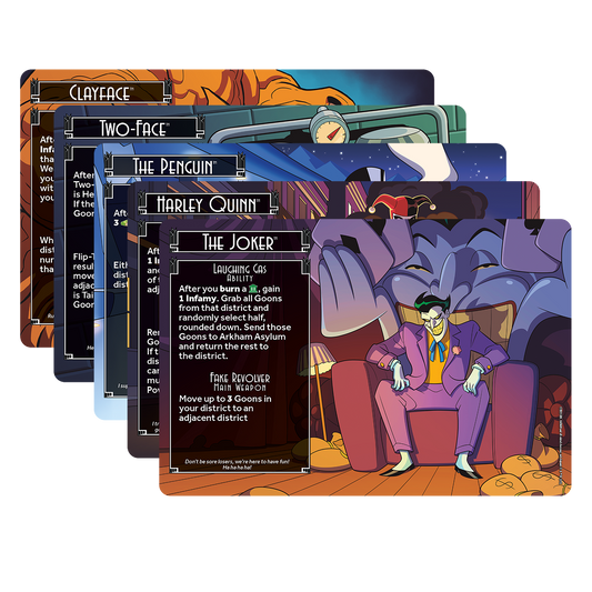 BATMAN: THE ANIMATED SERIES Enemies of Gotham City Board Game