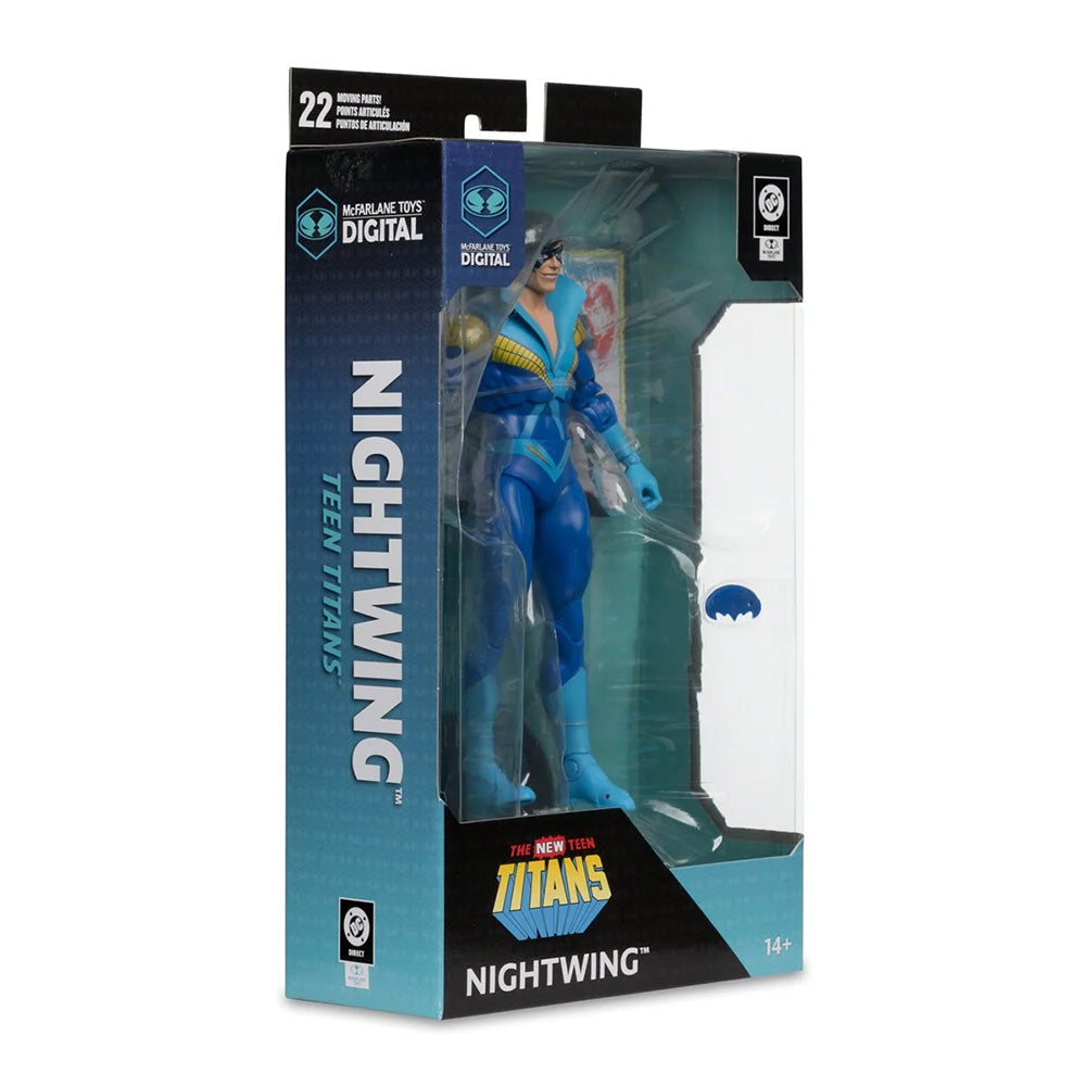 NIGHTWING (Teen Titans) McFarlane Toys DC Direct Action Figure with Digital Collectible