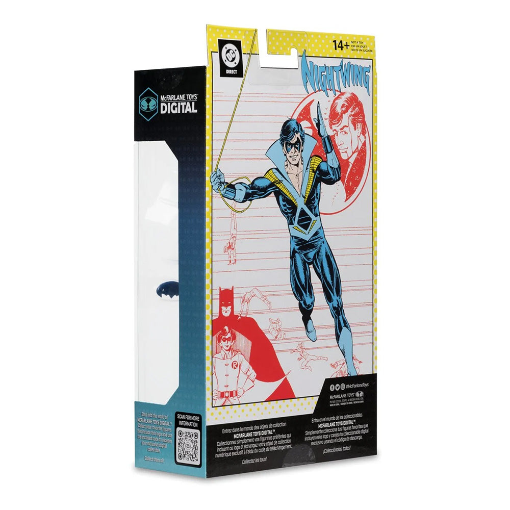 NIGHTWING (Teen Titans) McFarlane Toys DC Direct Action Figure with Digital Collectible