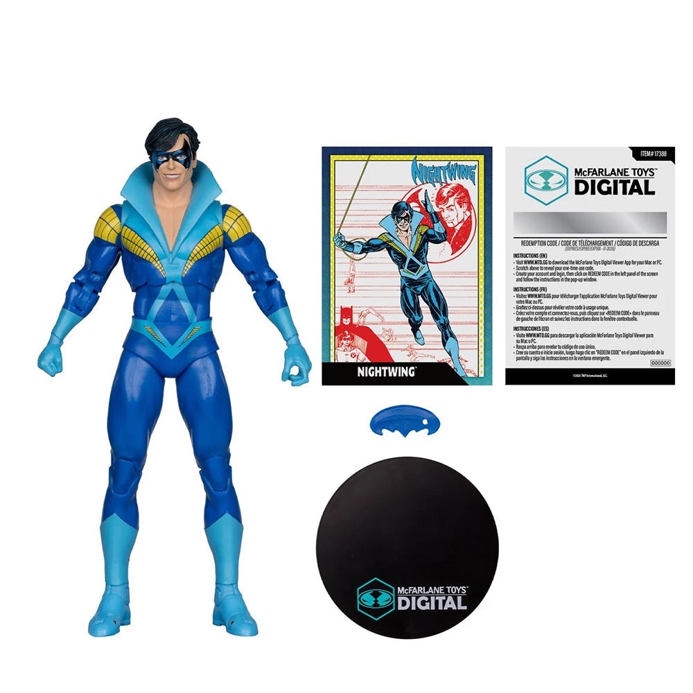 NIGHTWING (Teen Titans) McFarlane Toys DC Direct Action Figure with Digital Collectible