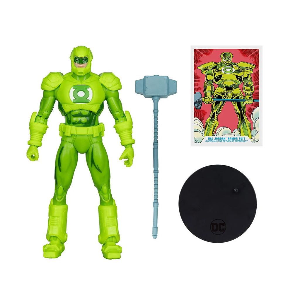 GREEN LANTERN (The Return of Superman) McFarlane Toys DC Multiverse Hal Jordan Armor Suit Action Figure