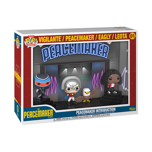 PEACEMAKER Introduction Funko Deluxe Pop! Moment Vinyl Figures