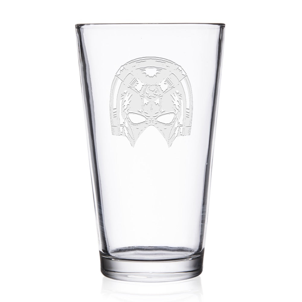 PEACEMAKER Eat Peace Motherf*#kers Engraved Pint Glass