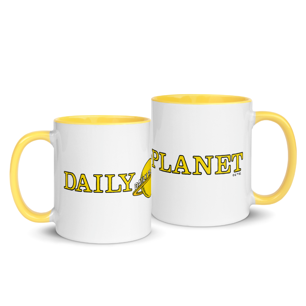 SUPERMAN Daily Planet Logo Two-tone Mug