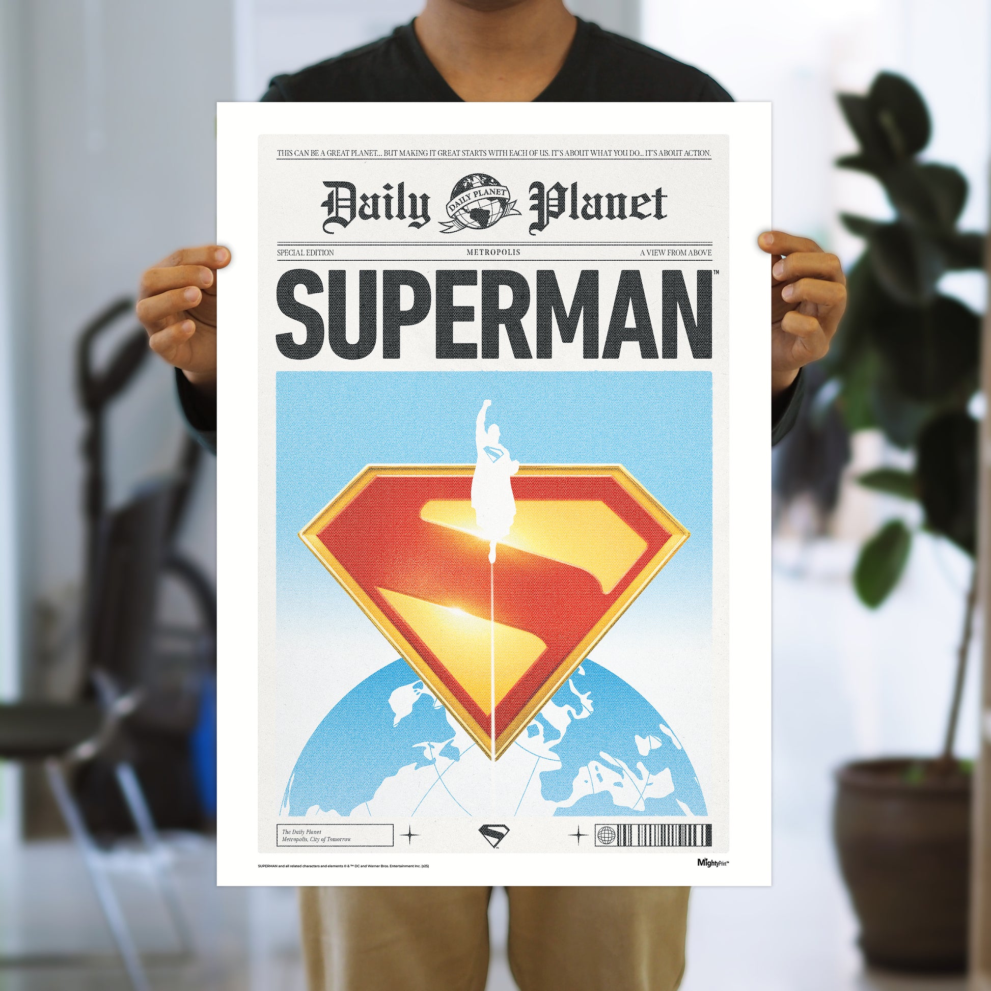 SUPERMAN (2025 Movie) Daily Planet MightyPrint™ Wall Art