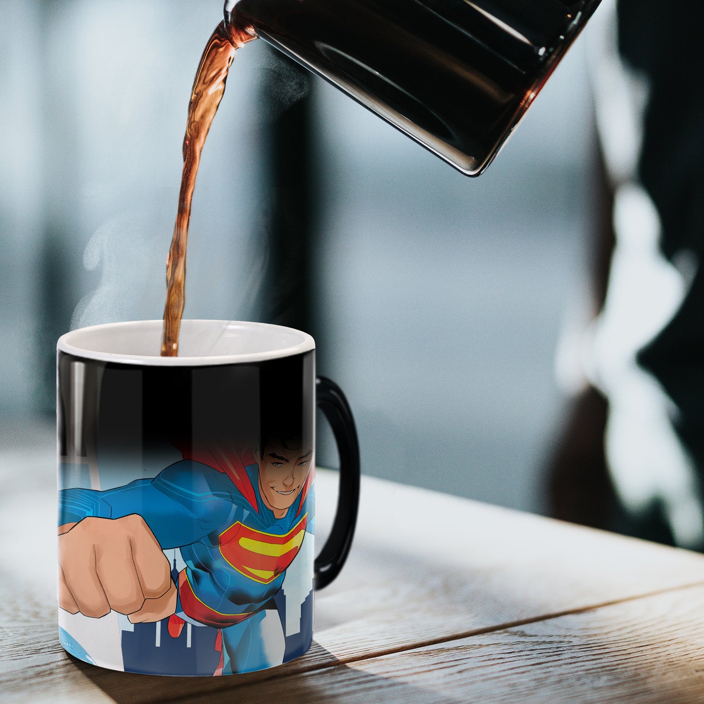 SUPERMAN (2025 Movie) A Man Can Fly Morphing Mugs® Heat-Sensitive Mug