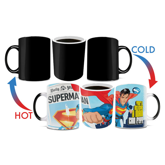 SUPERMAN (2025 Movie) A Man Can Fly Morphing Mugs® Heat-Sensitive Mug