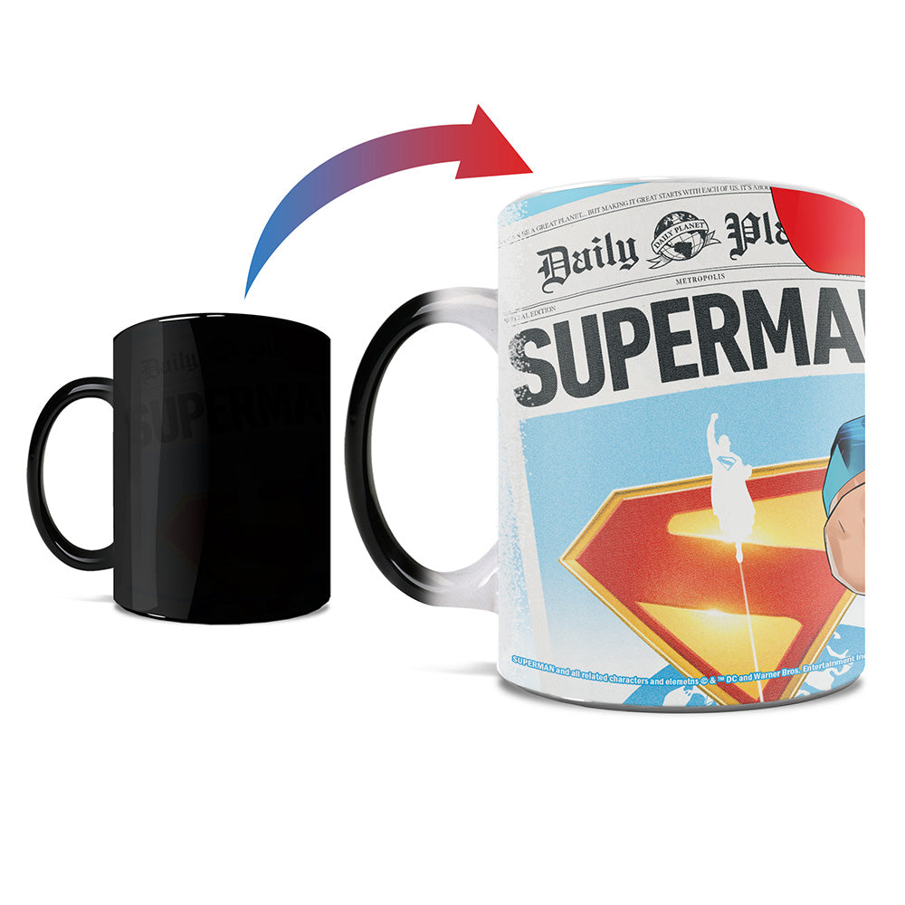 SUPERMAN (2025 Movie) A Man Can Fly Morphing Mugs® Heat-Sensitive Mug
