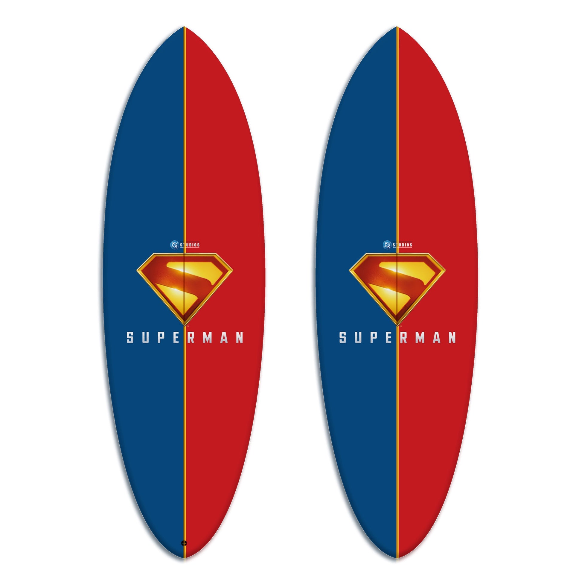SUPERMAN (2025 Movie) Theatrical S-Shield Surfboard White