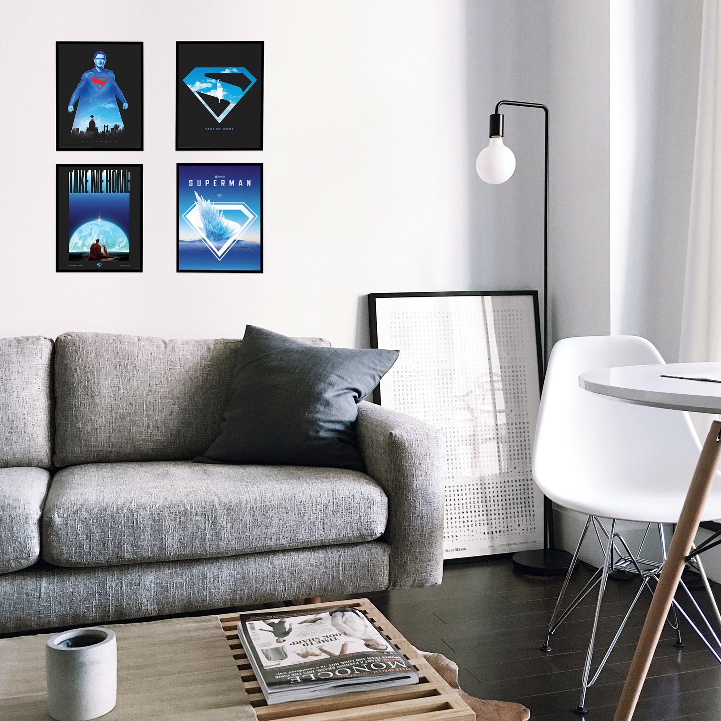 SUPERMAN (2025 Movie) Take Me Home TrendyPrint™ Wall Art Set
