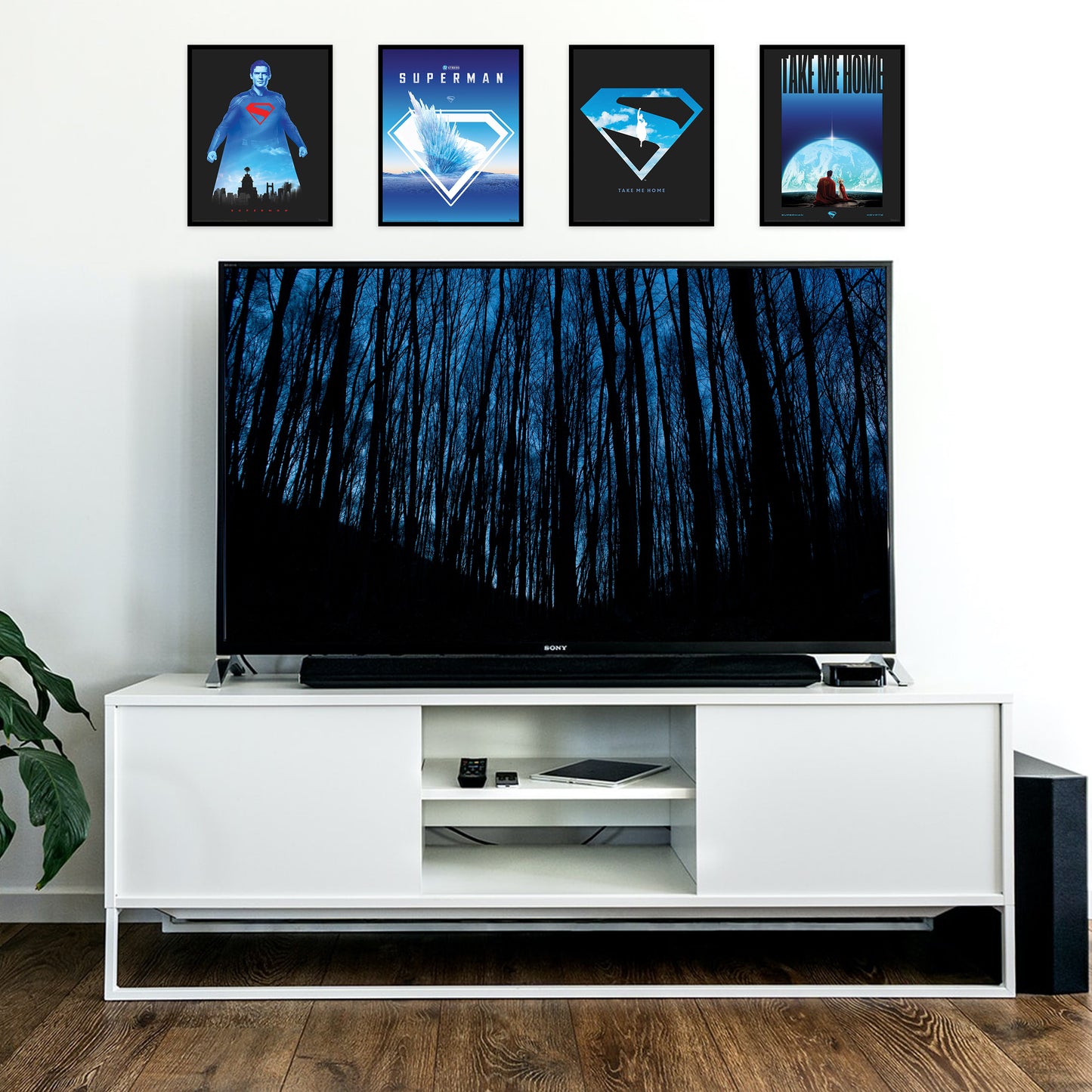 SUPERMAN (2025 Movie) Take Me Home TrendyPrint™ Wall Art Set