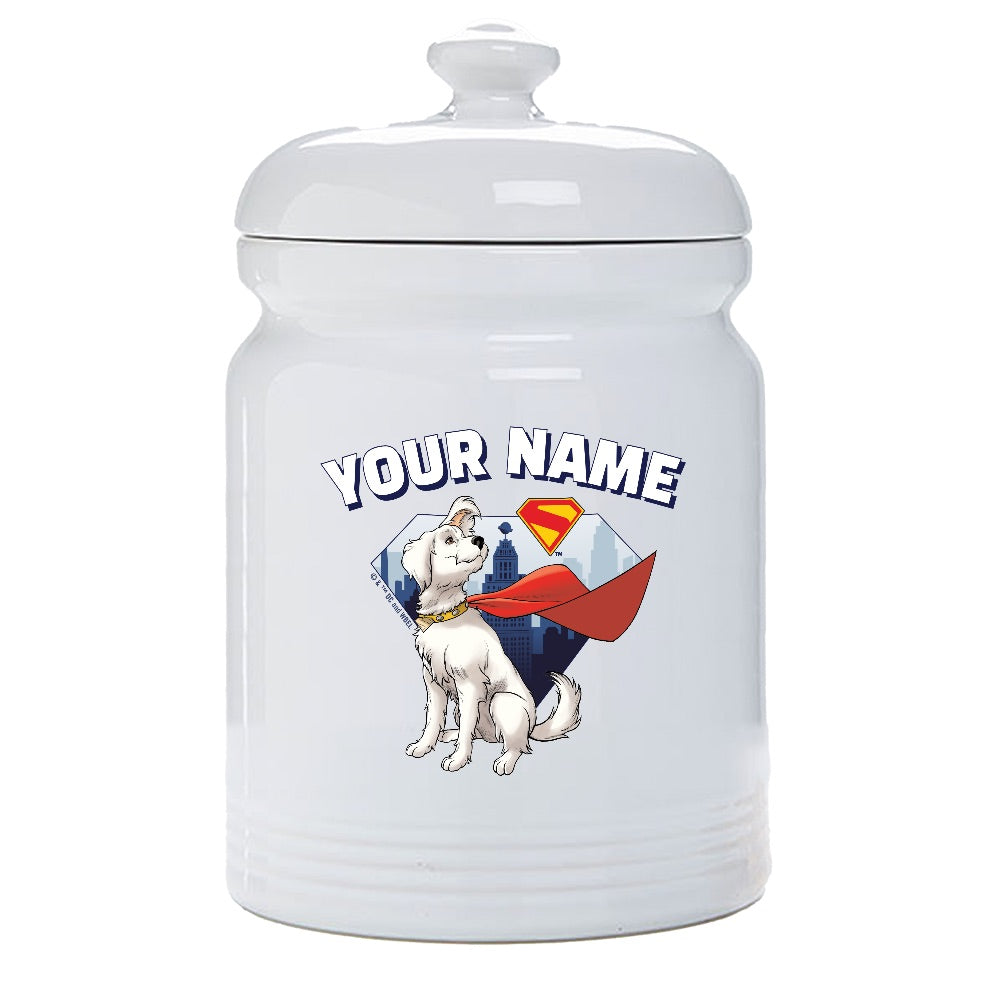 SUPERMAN (2025 Movie) Krypto Personalized Treat Jar
