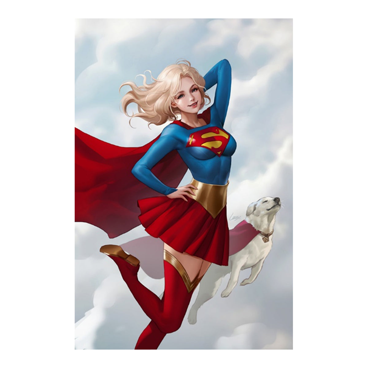 K9 - Supergirl: Woman of Tomorrow # 1 Foil Cover