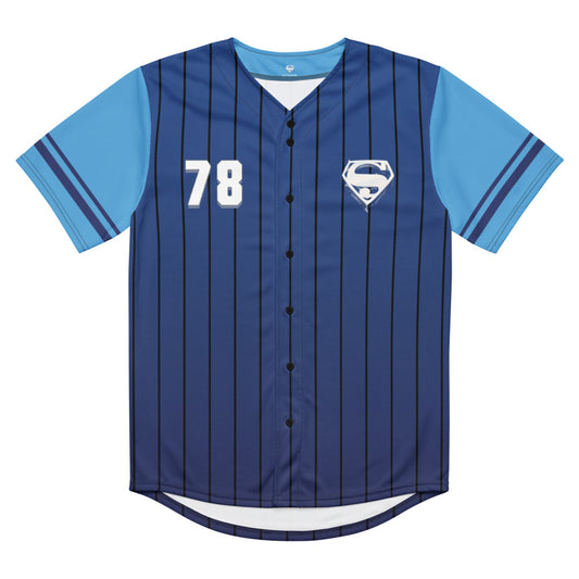 SUPERMAN: THE MOVIE You'll Believe a Man Can Fly Baseball Jersey