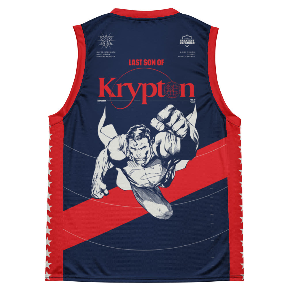 SUPERMAN Last Son of Krypton Basketball Jersey