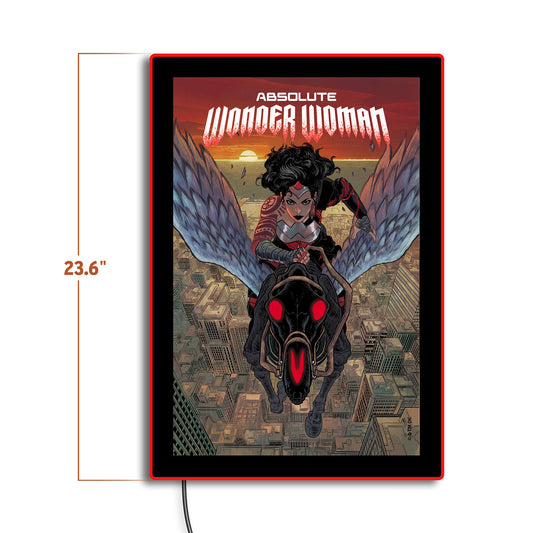 Absolute Wonder Woman Large LED Poster Wall Light-2