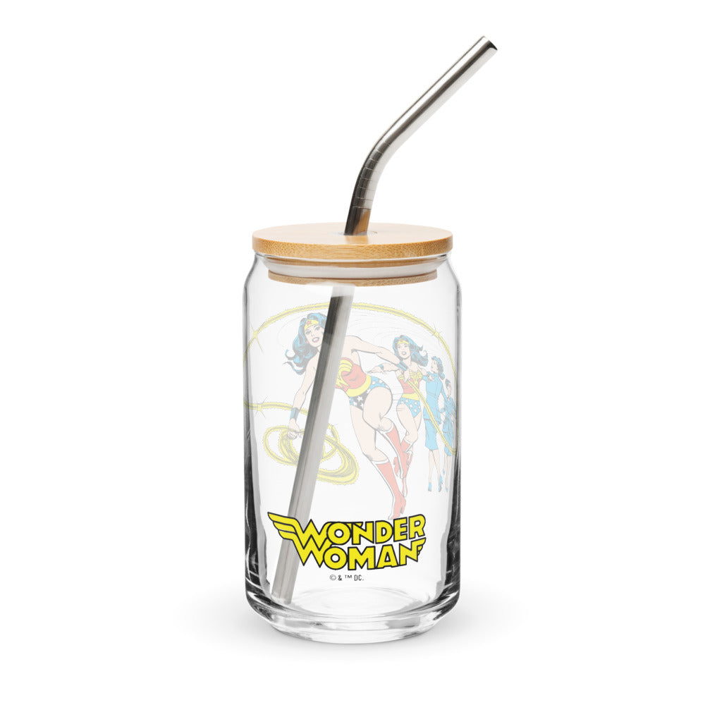WONDER WOMAN Costume Transformation Can-Shaped Glass