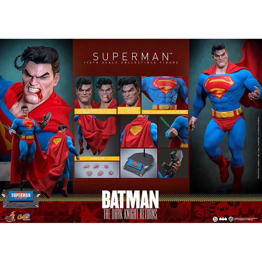 BATMAN: THE DARK KNIGHT RETURNS Superman Sixth Scale Figure by Hot Toys