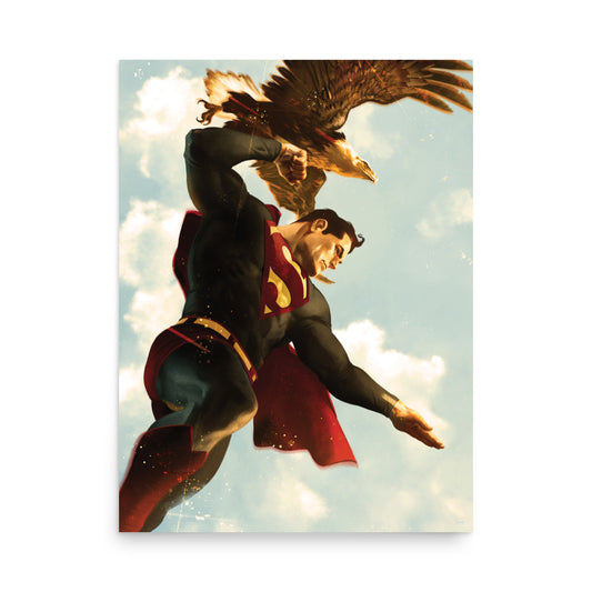 SUPERMAN Bald Eagle Premium Poster