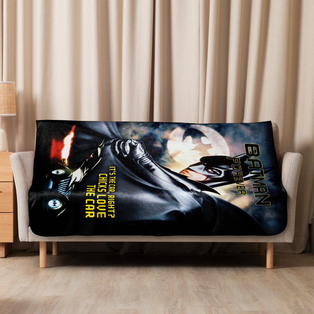 BATMAN FOREVER The Car Sherpa Blanket